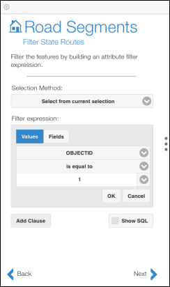 Attribute selection method chosen Attribute selection method chosen